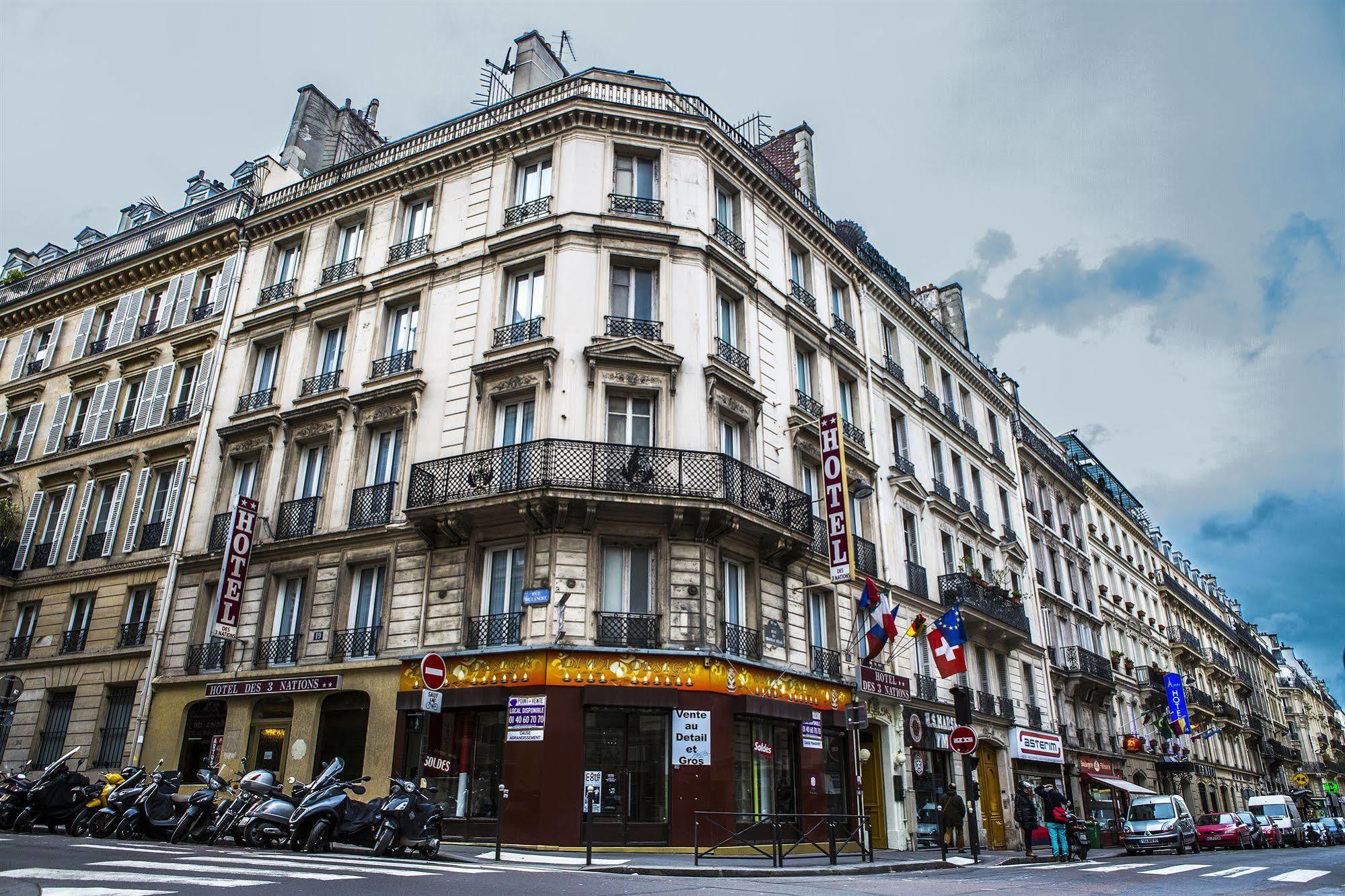 Hotel Des 3 Nations Paříž Exteriér fotografie
